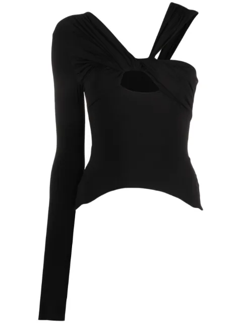 Nensi Dojaka one-shoulder asymmetric top