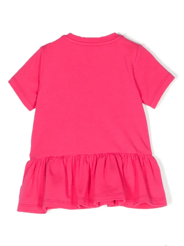 Versace Kids Medusa-Head Print Dress | Pink | FARFETCH
