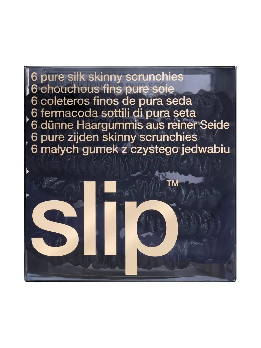 Image 2 of Slip set-of-six silk-satin scrunchies