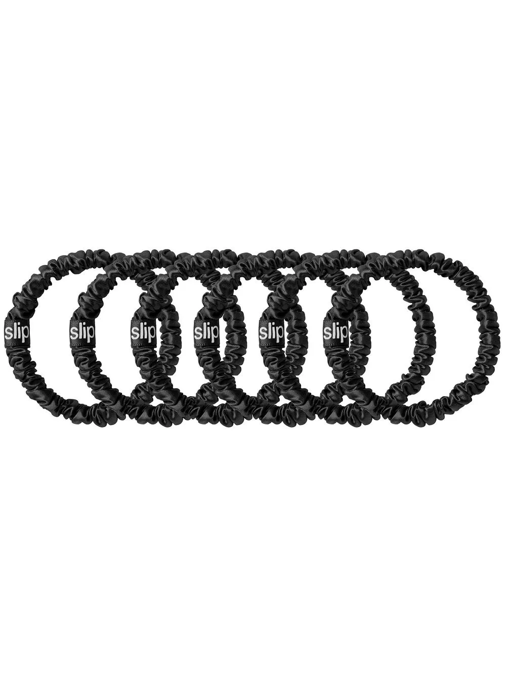 Image 1 of Slip set-of-six silk-satin scrunchies