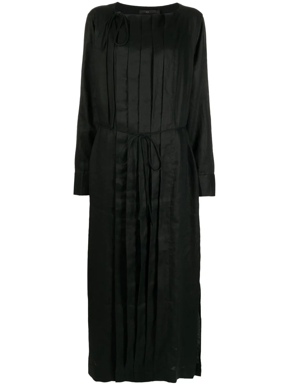 

SIR. Amar pleated maxi dress - Black