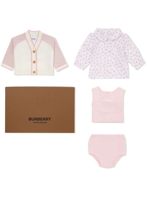 Burberry Kids set-of-four Thomas Bear gift set