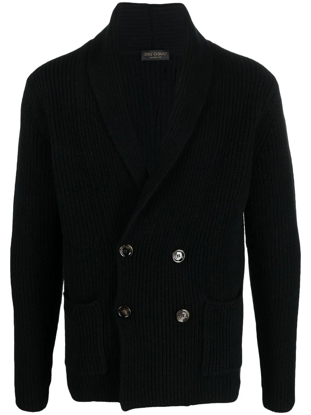 

Dell'oglio double-breasted knit jumper - Black