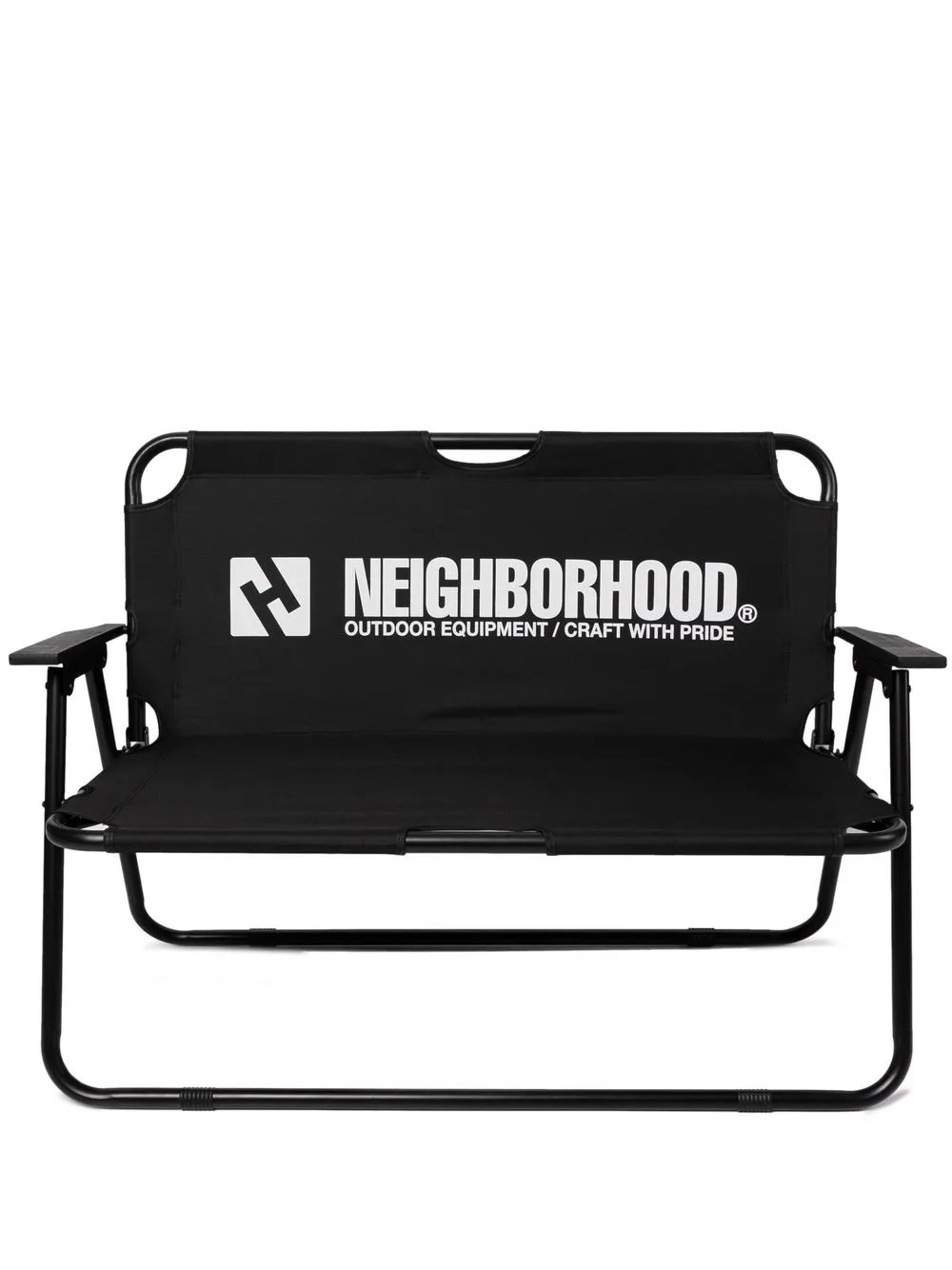 

Neighborhood silla plegable con logo estampado - Negro