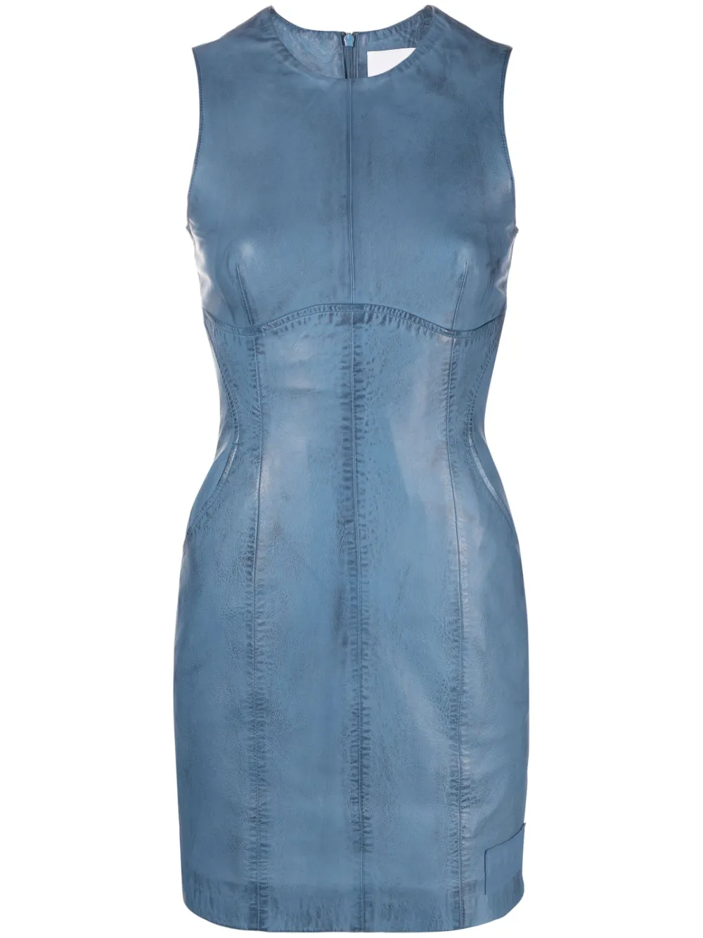 remain birger christensen leather dress Blue Pencil Mini 291