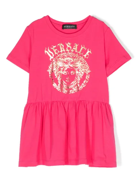 Versace Kids Medusa-print short-sleeve dress