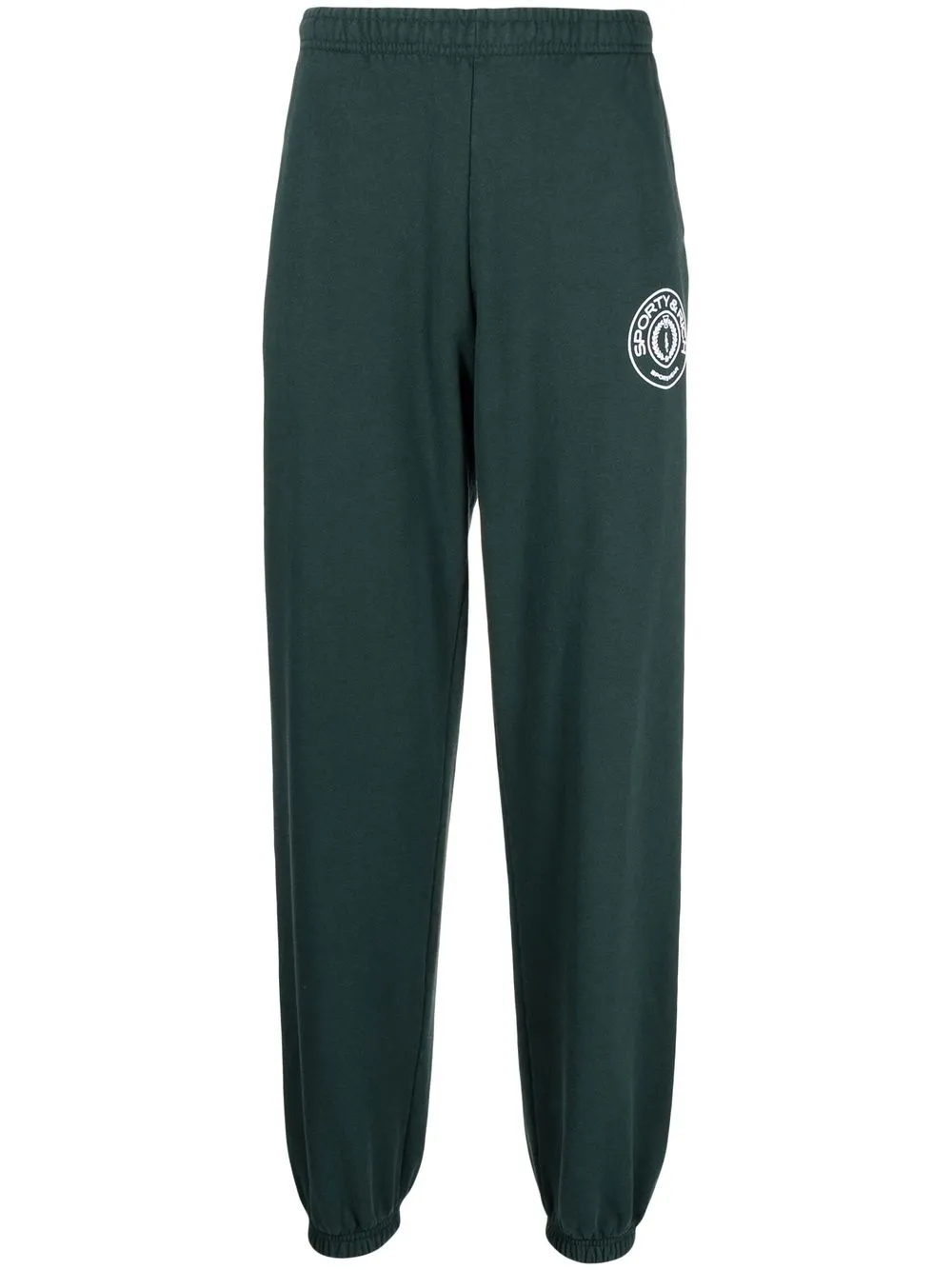 

Sporty & Rich logo-print track pants - Green