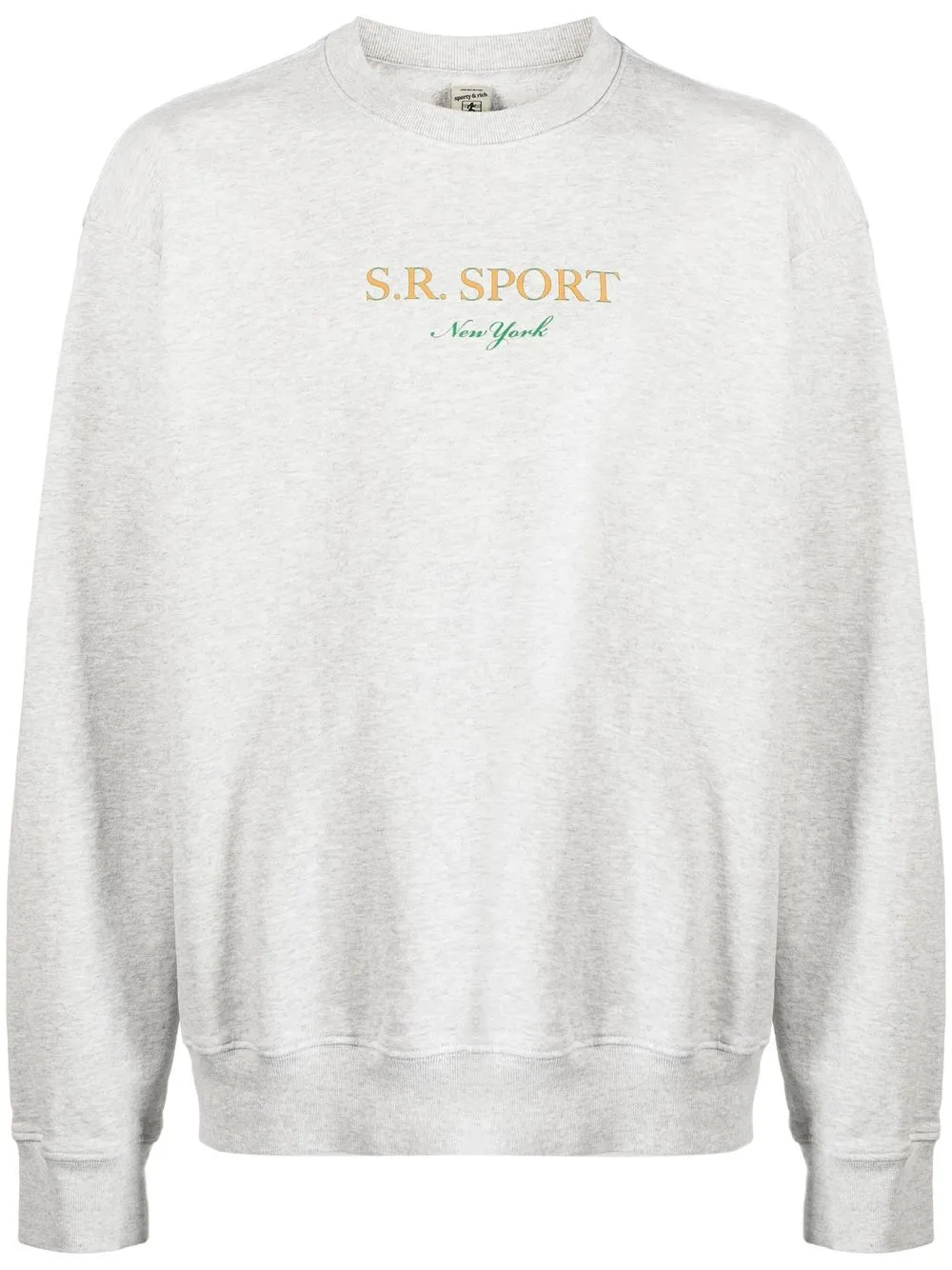 

Sporty & Rich sudadera con logo estampado - Gris