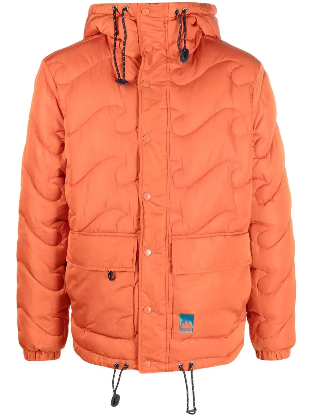 

Sundek quilted hooded puffer jacket - Orange