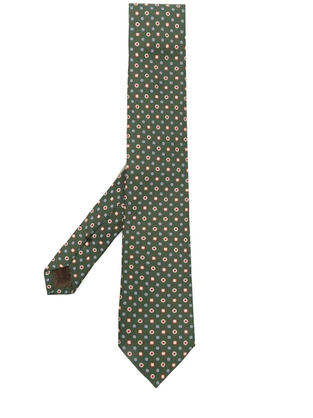 

Church's graphic-print silk scarf - Green