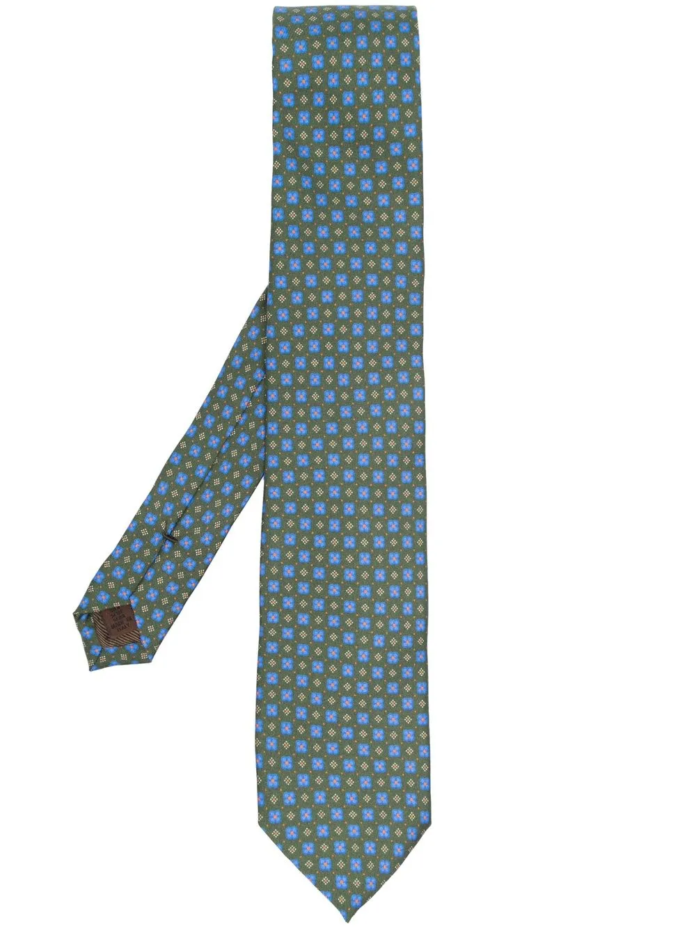

Church's floral-print silk tie - Green