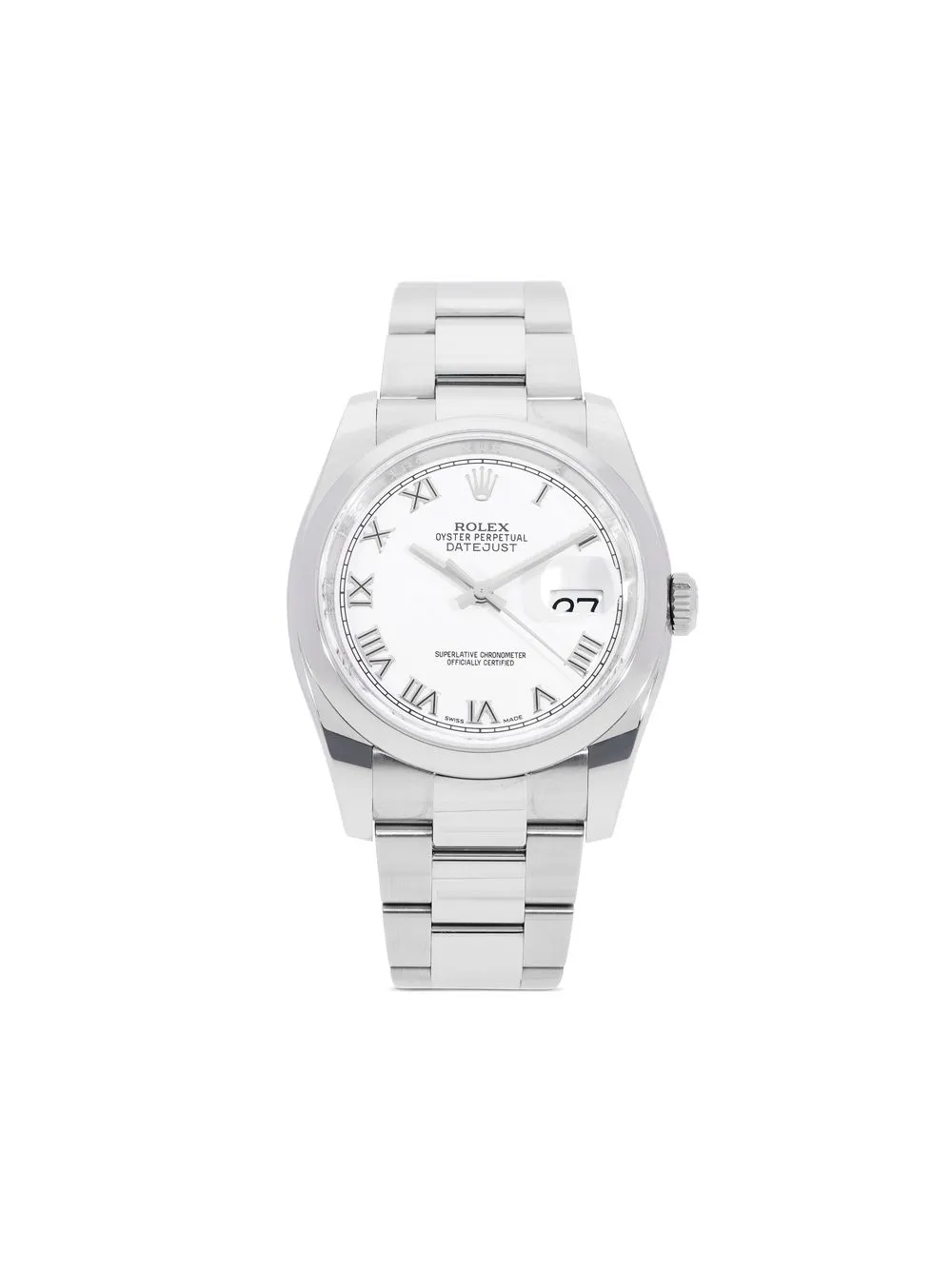 

Rolex 2018 pre-owned Datejust 36mm - White