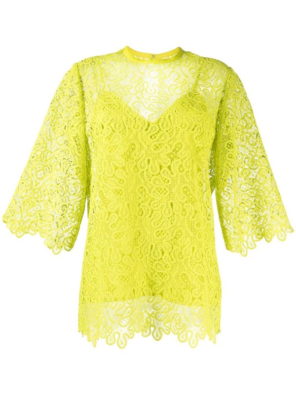 Elie saab discount blouse macrame lace