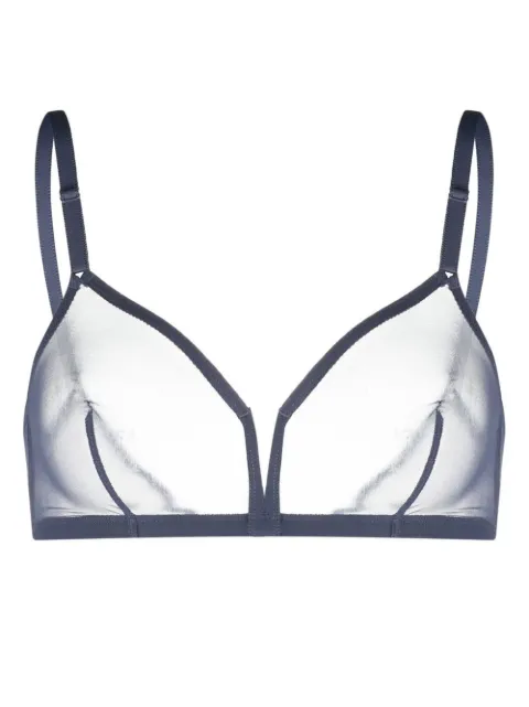 ERES contrasting-trim spaghetti-strap bra