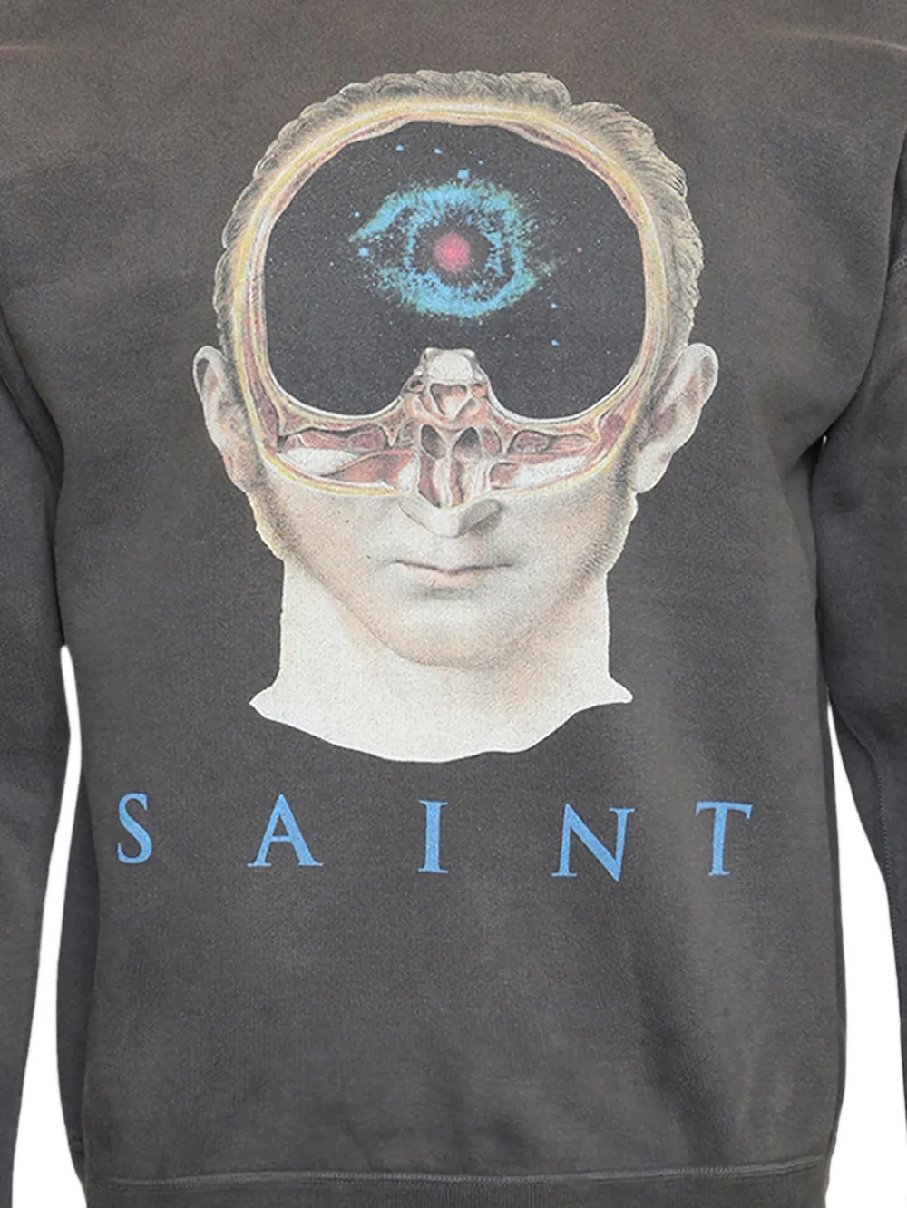 SAINT MXXXXXX Sweater met grafische print Grijs