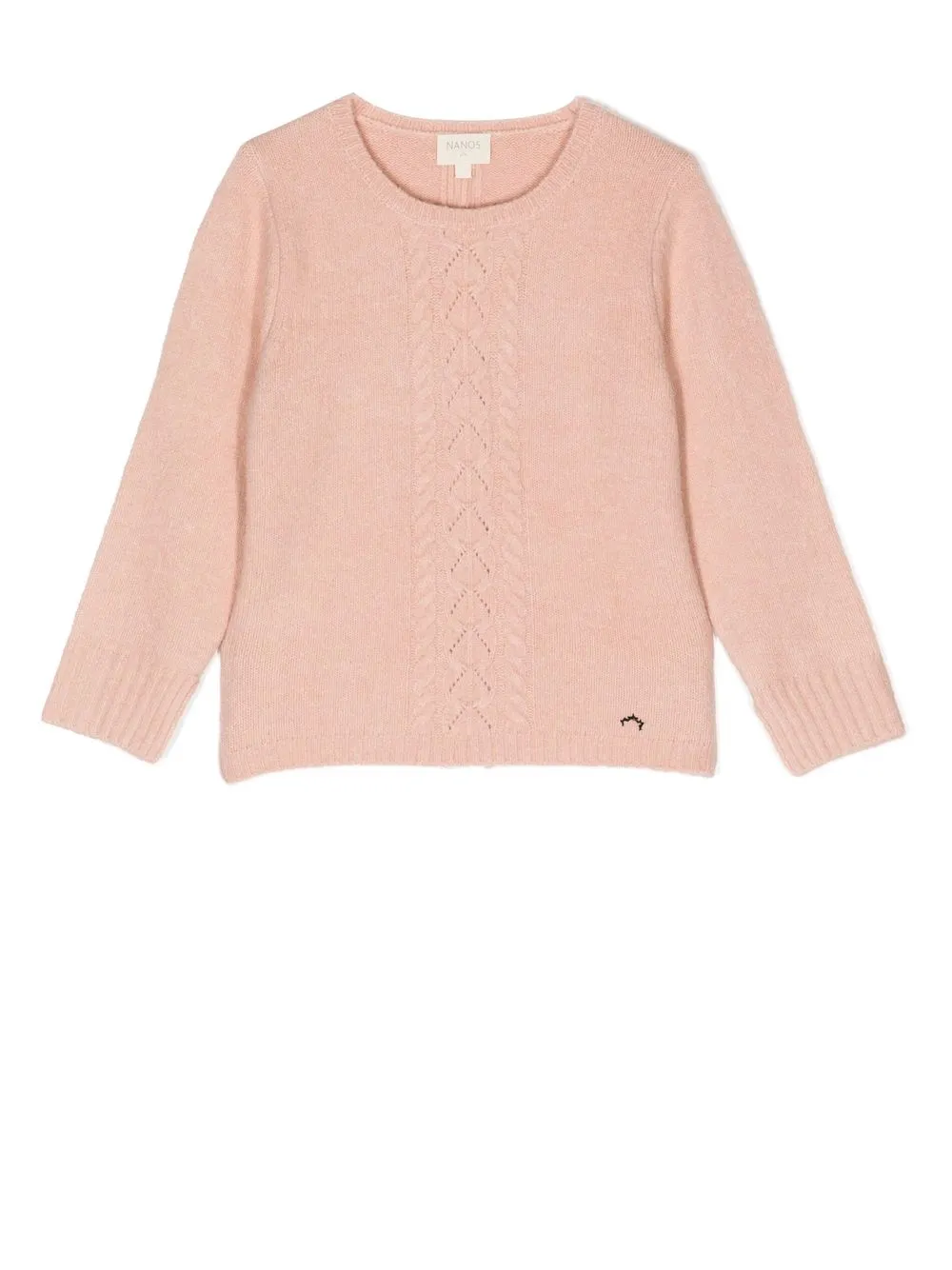 

NANOS perforated-detail knit jumper - Pink