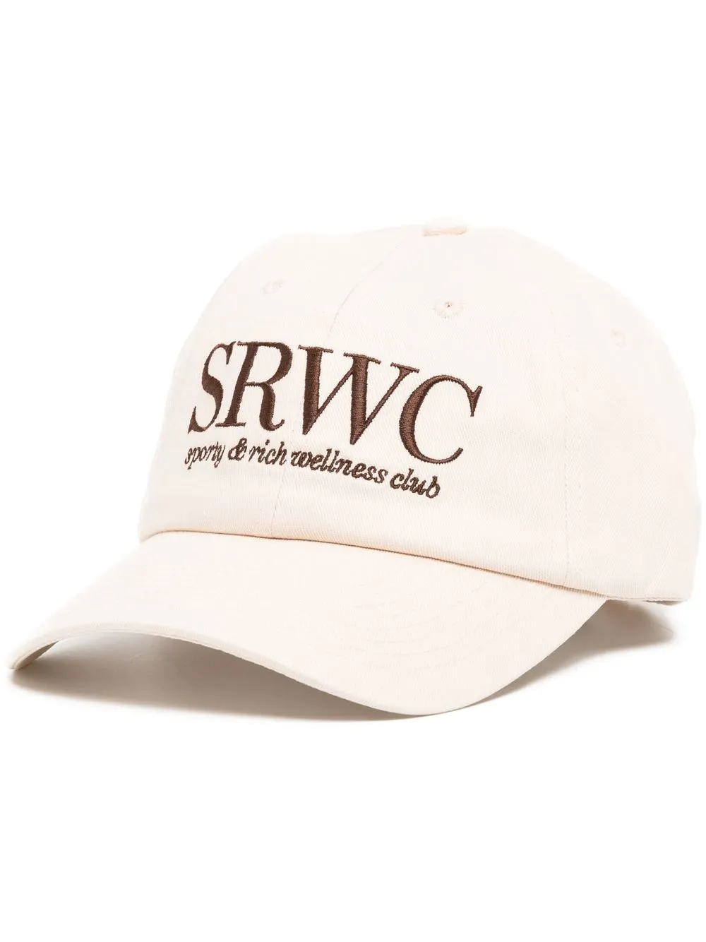 

Sporty & Rich logo-embroidered baseball cap - White