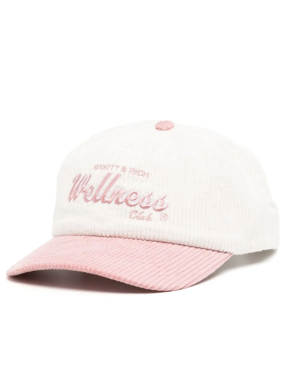 

Sporty & Rich logo-embroidered baseball cap - White