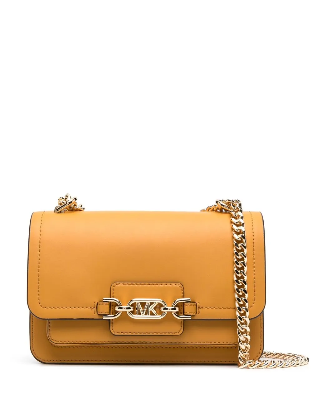 

Michael Michael Kors logo-detail leather shoulder bag - Yellow