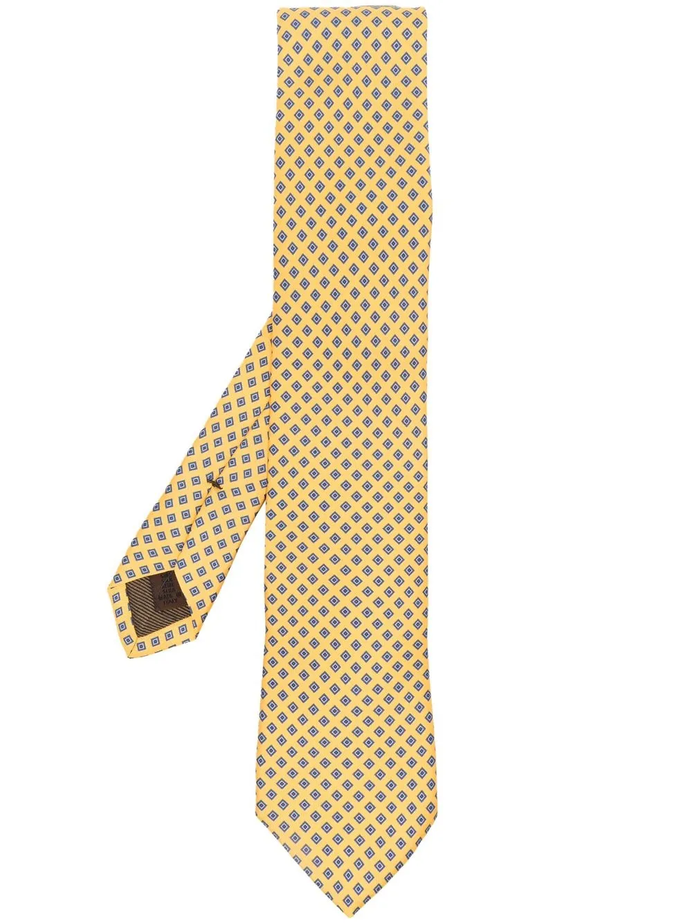 

Church's geometric-print silk tie - Yellow