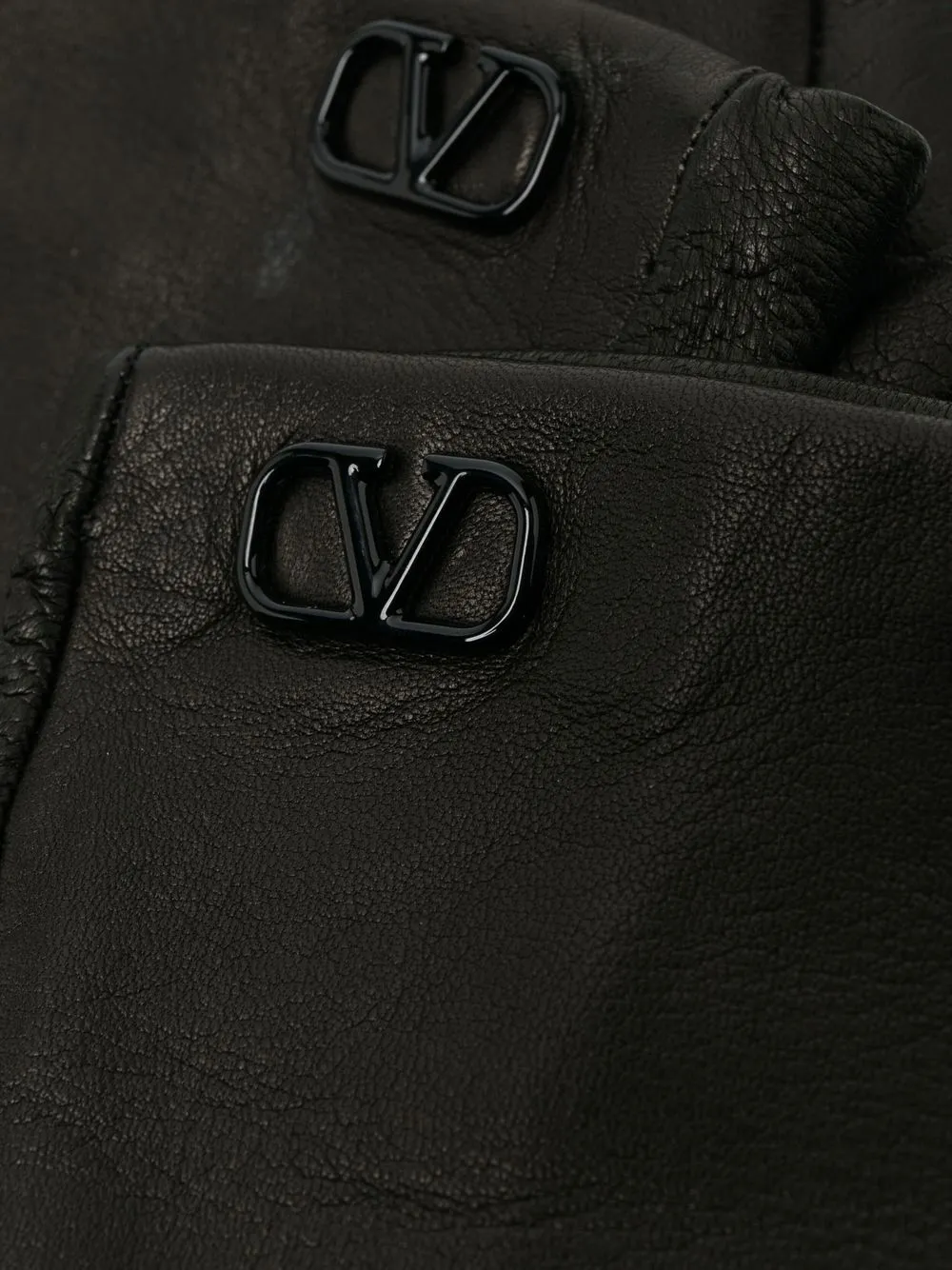 Valentino Garavani VLogo handschoenen - Zwart