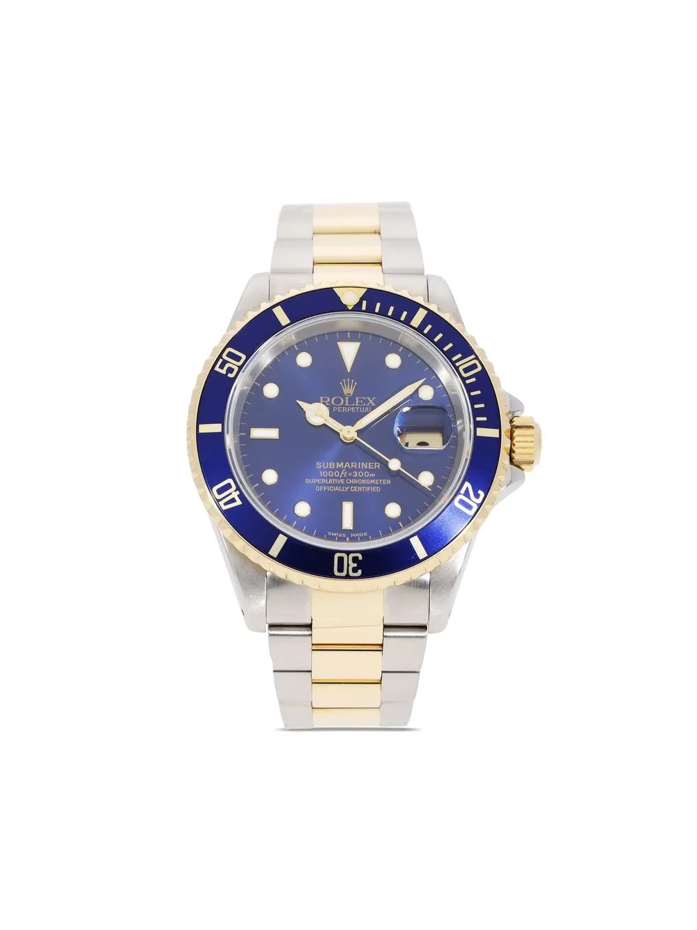 

Rolex reloj Submariner Date de 40mm 2000 pre-owned - Azul