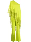 Elie Saab sequin-embellished one-shoulder jumpsuit - Green