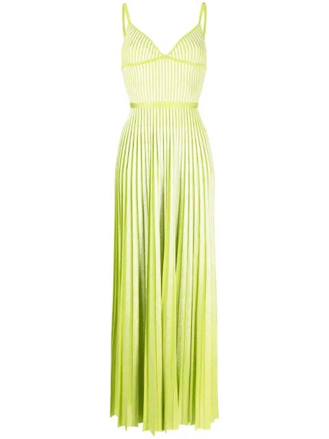 Elie Saab plissé knitted dress