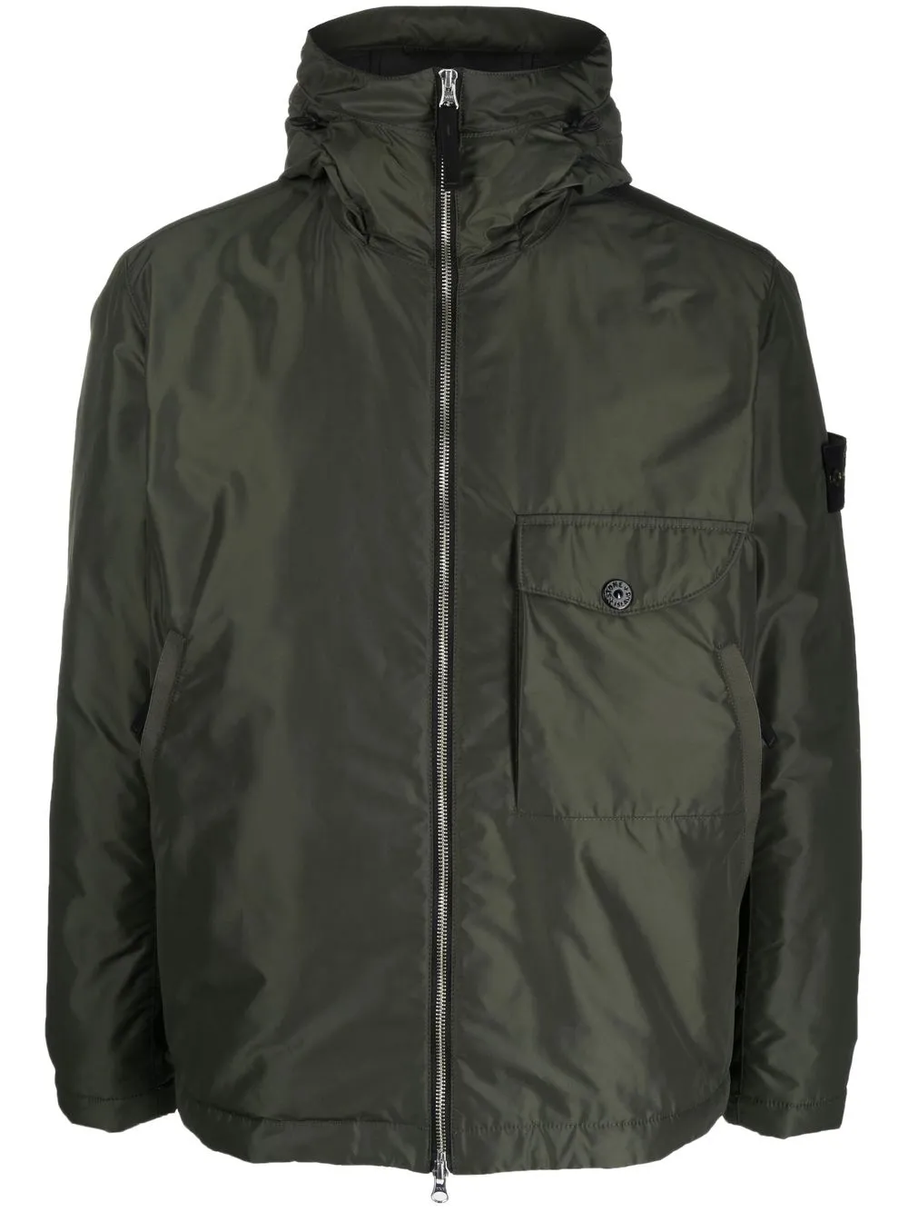 

Stone Island padded hooded jacket - Green