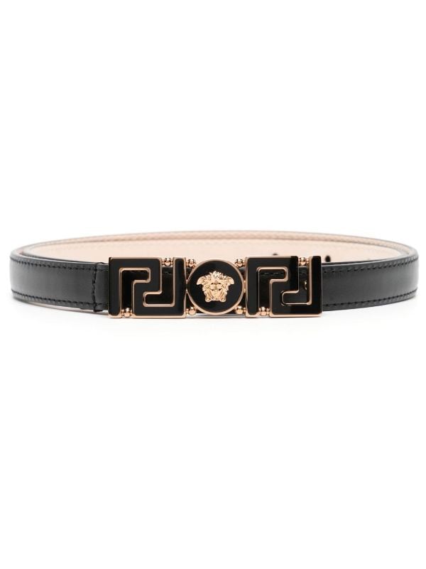 Versace Greca Goddess Leather Belt