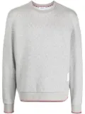 Thom Browne herringbone pattern sweater - Grey