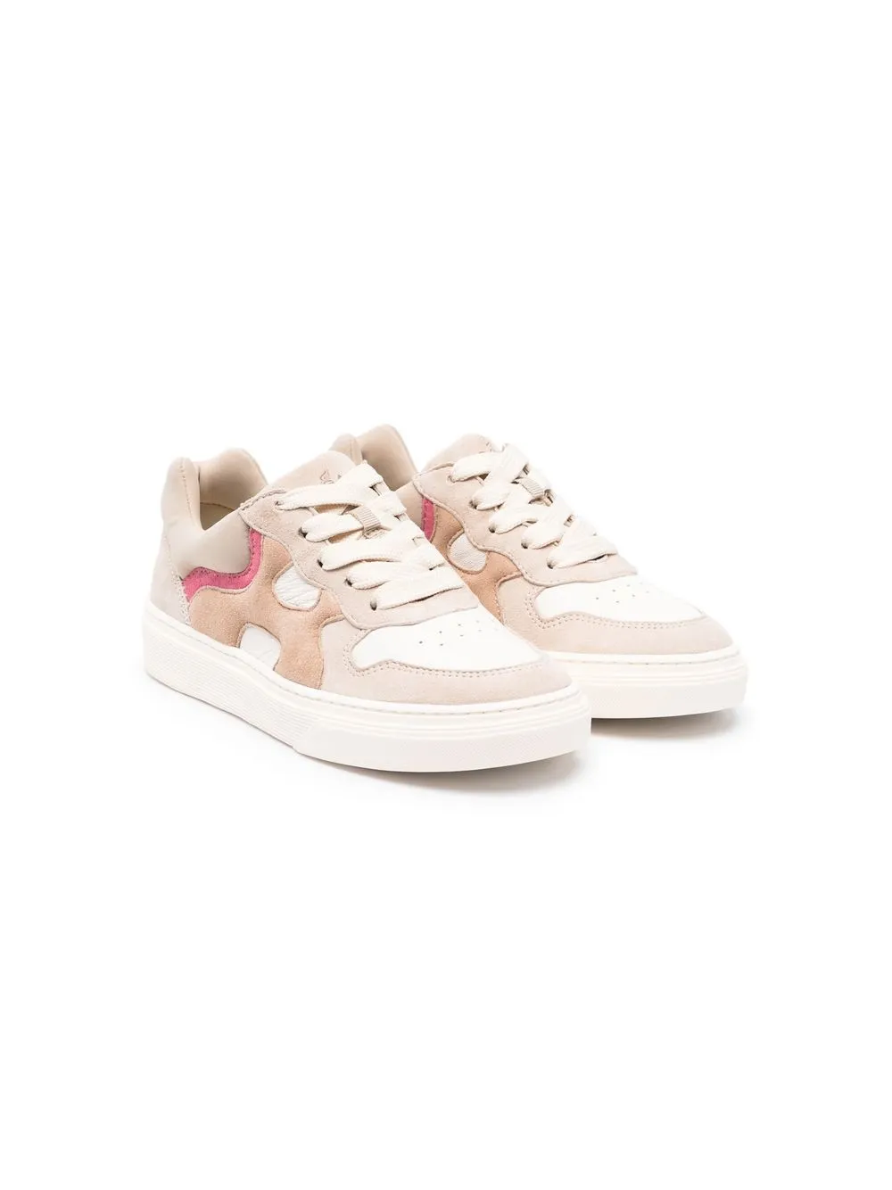 

Hogan Kids panelled low-top sneakers - Neutrals