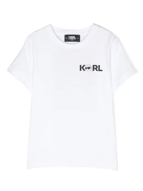 Karl Lagerfeld Kids logo-print short-sleeved T-shirt