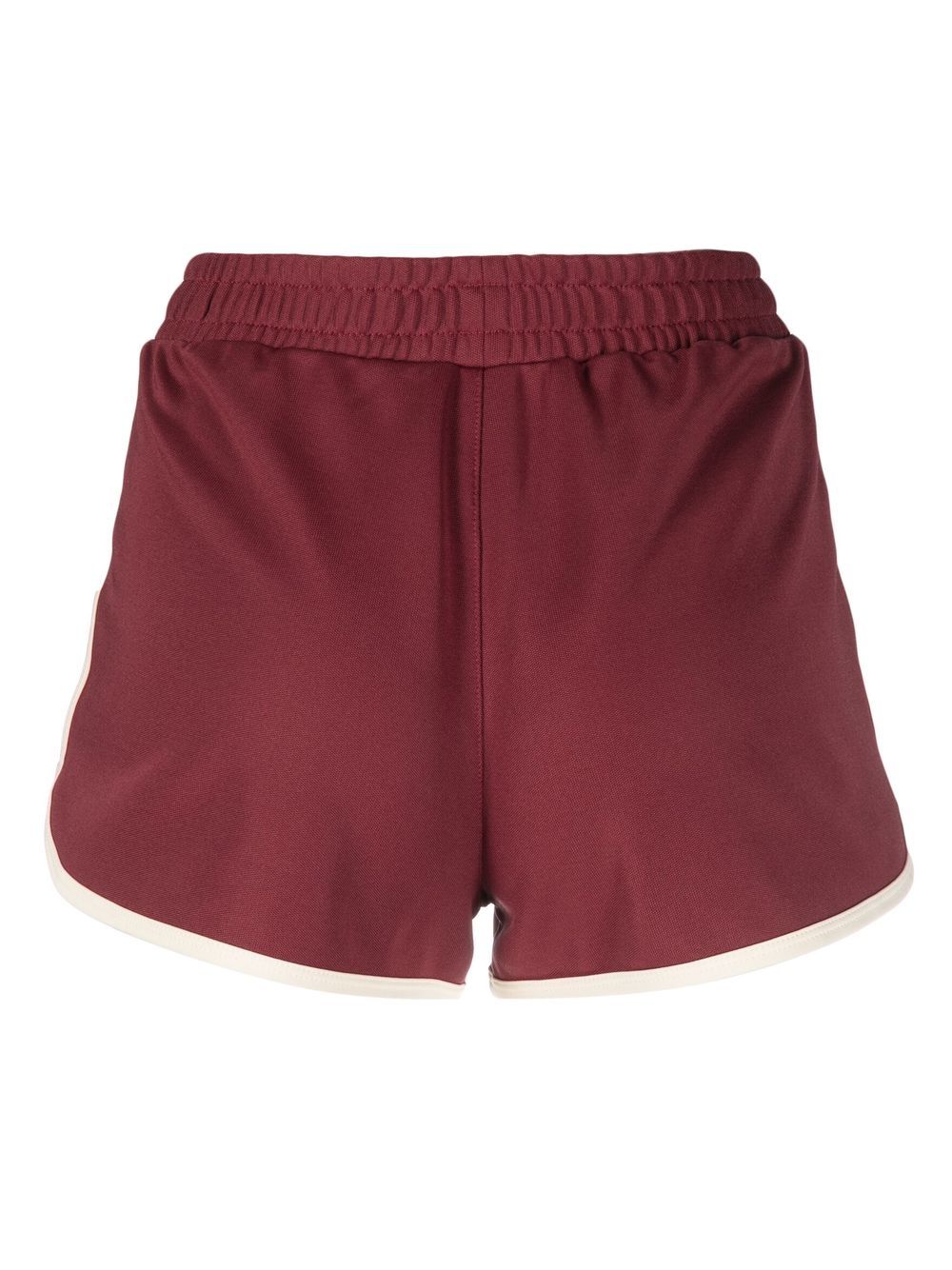 Sporty & Rich Shorts met geborduurd logo - Rood