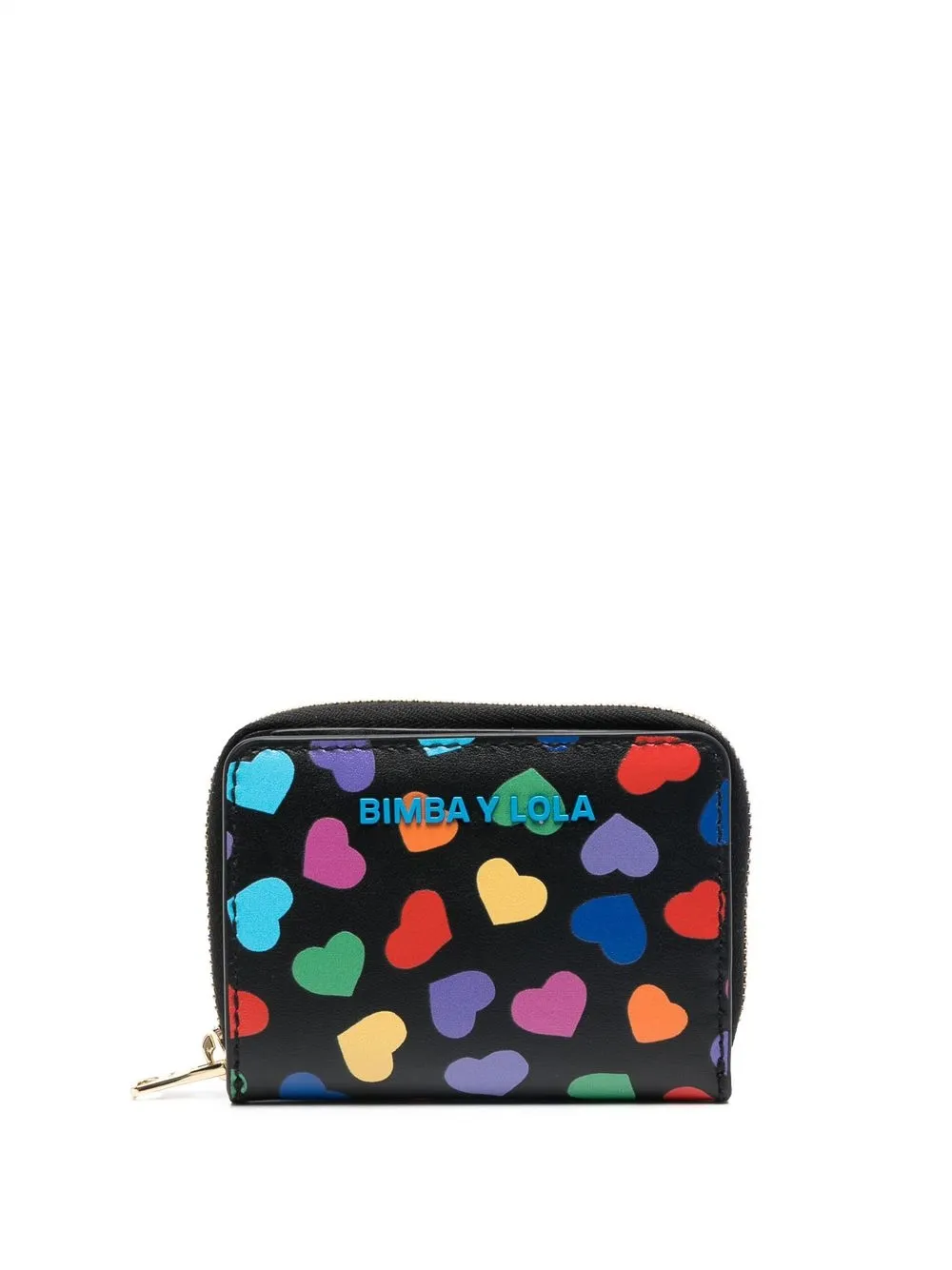 

Bimba y Lola monedero con corazón estampado - Negro