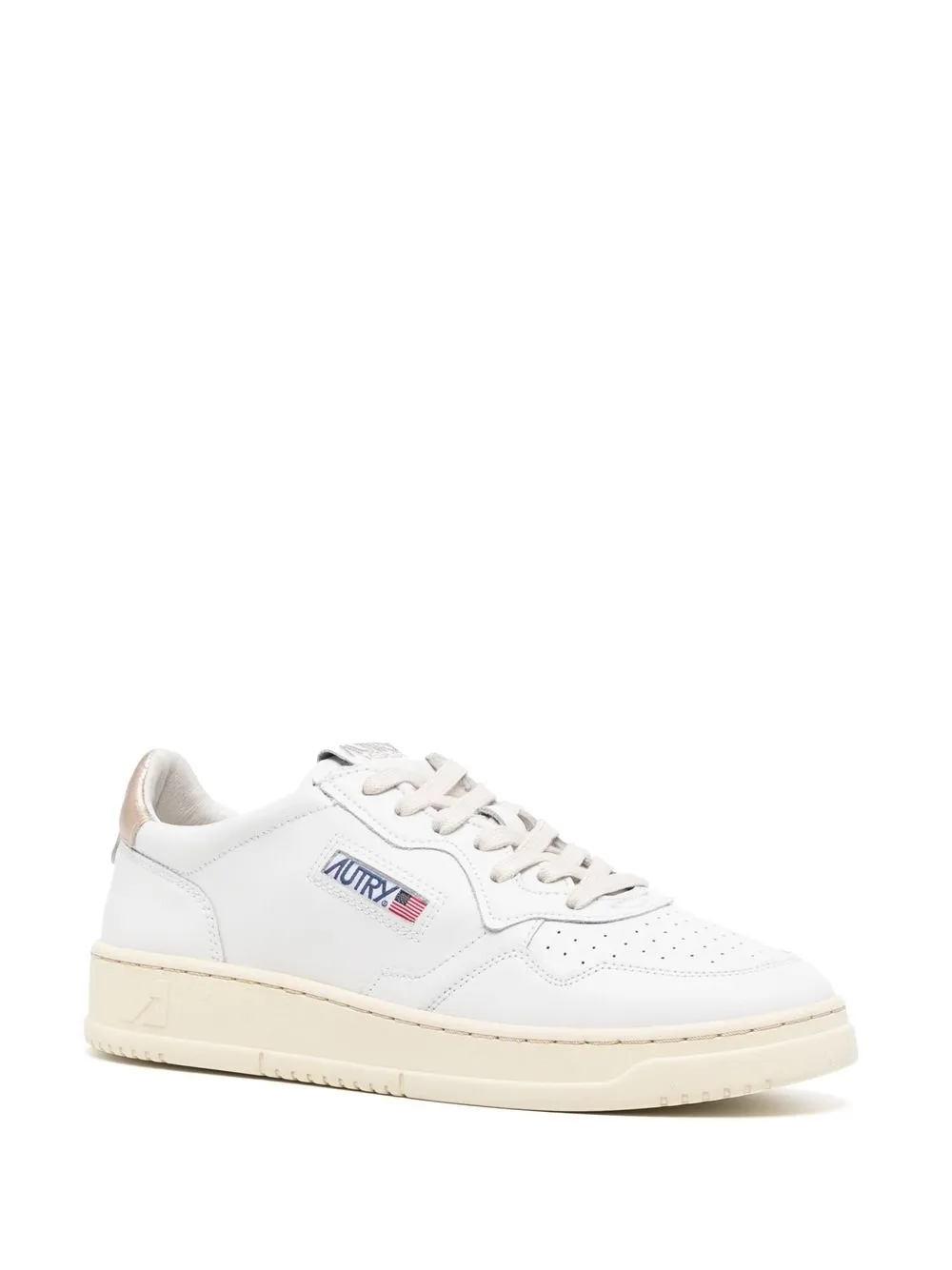 Shop Autry Medalist Low-top Sneakers In White