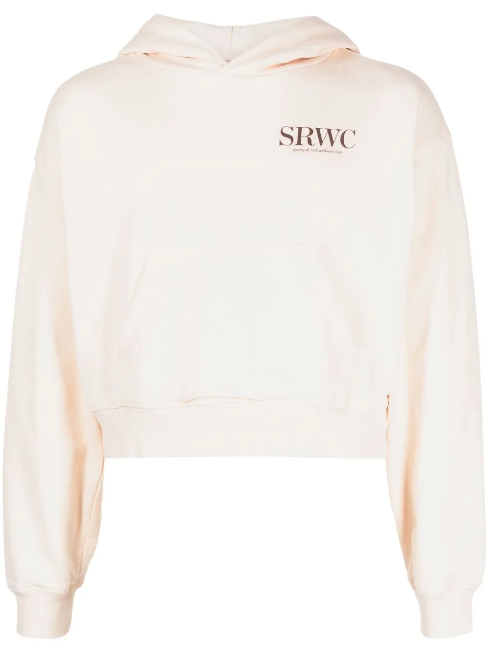 

Sporty & Rich logo-print hoodie - White