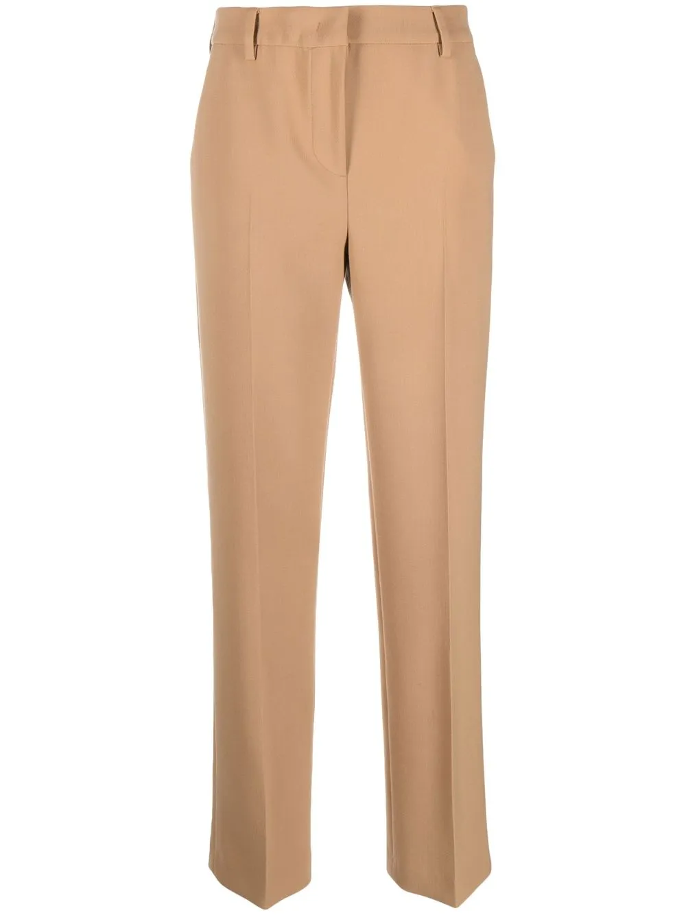 

PT Torino high-waist straight-leg trousers - Neutrals