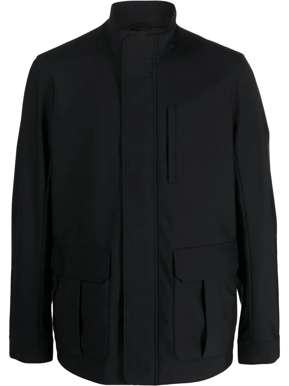 

Emporio Armani high-neck jacket - Black