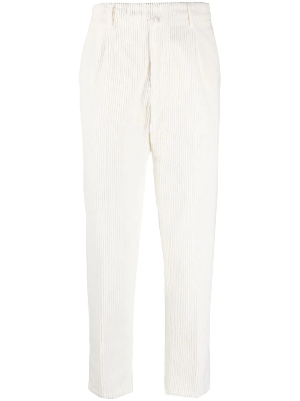 

Briglia 1949 corduroy slim-cut leg chino trousers - White