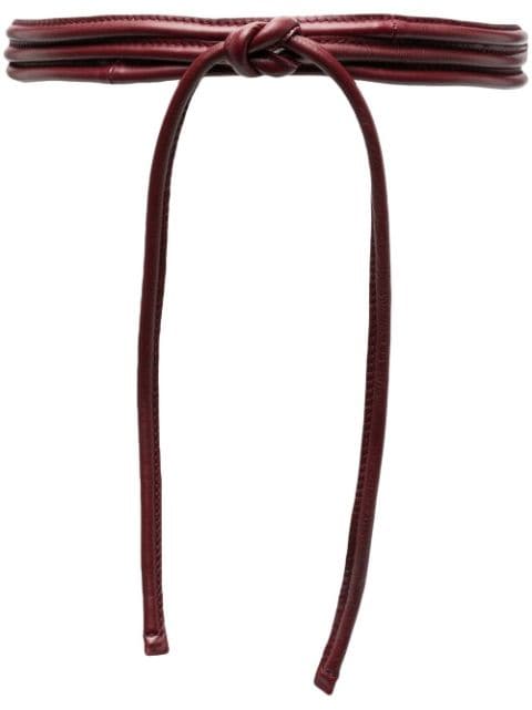FURLING BY GIANI wrap-style tie-fastening belt