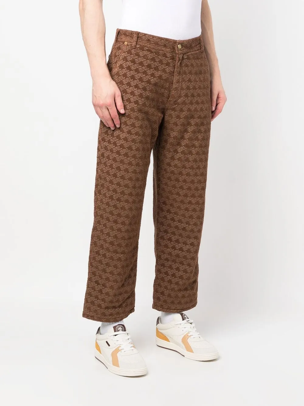 ERL graphic-print Corduroy Trousers - Farfetch