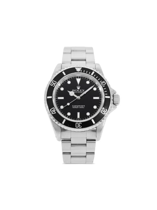 Rolex 1999 pre owned Submariner 40mm Black FARFETCH CA