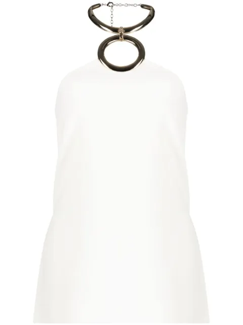 Elie Saab necklace-collar halterneck top