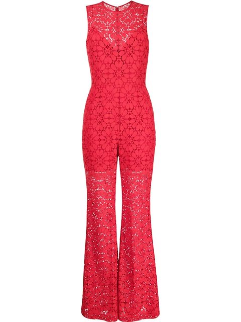 Elie Saab flared lace jumpsuit