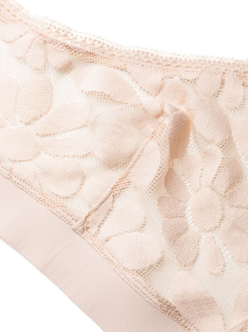 Shop Eres Floral-lace Crop Top Bra In Pink