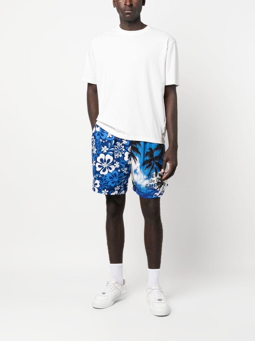 GALLERY DEPT. logo-print Detail Shorts - Farfetch