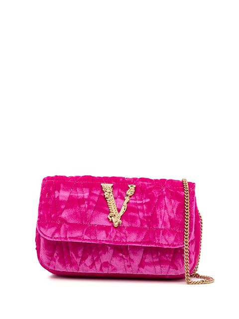 Versace Virtus velvet mini bag