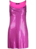 Versace disc-embellishment mini dress - Pink