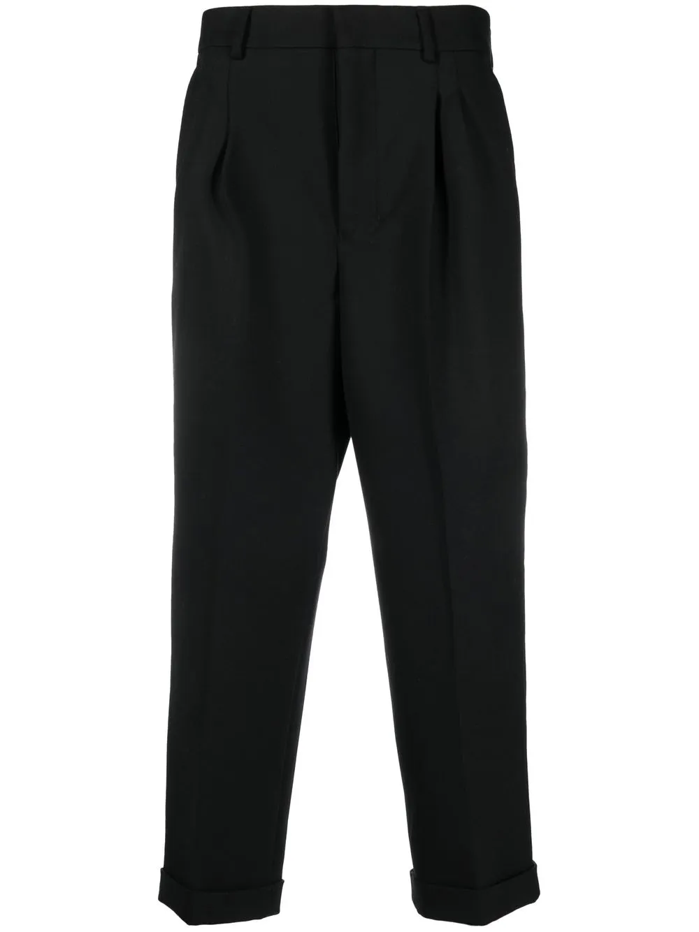 

AMI Paris cropped tailored trousers - Black